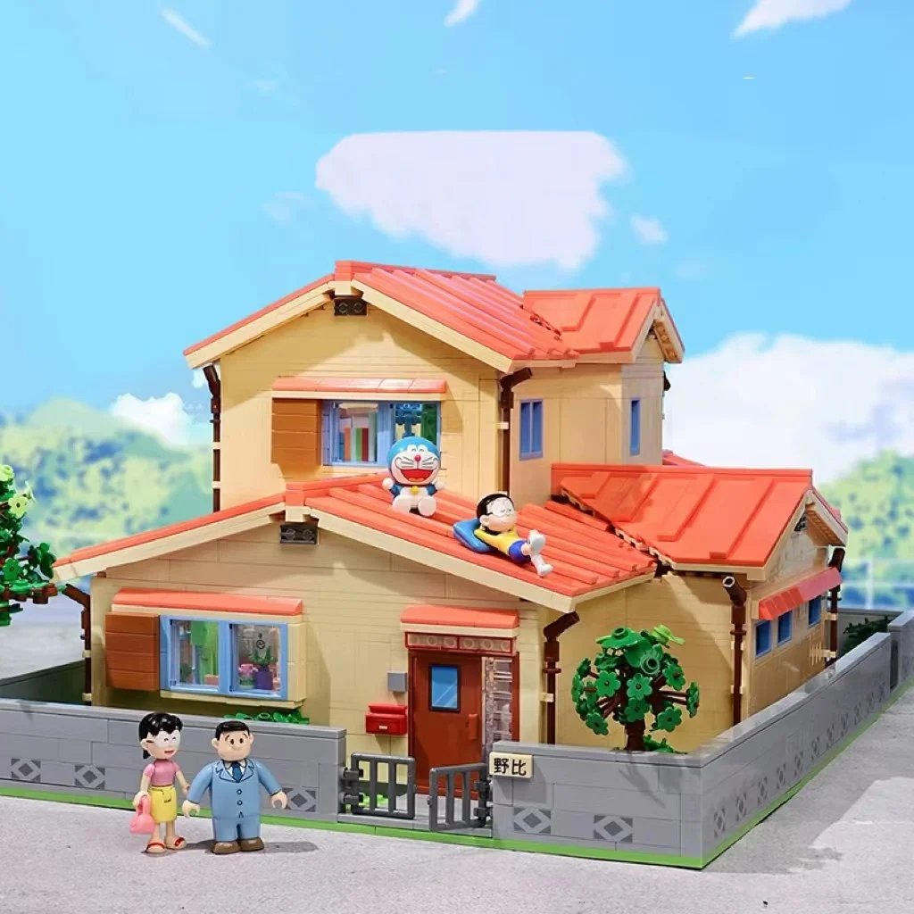 

Keeppley Дораэмон Nobita Nobi дом крупногабаритный Набор строительных блоков Nobi Nobisuke Nobi Tamako модель игрушка для детей и взрослых