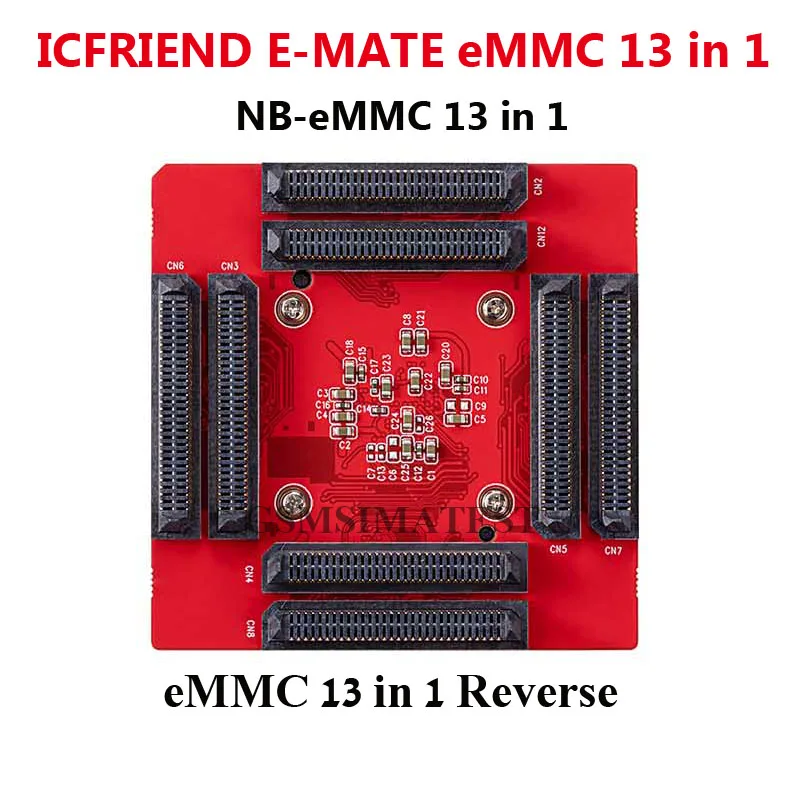 MOORC ICFriend высокоскоростной E-MATE X E MATE BOX EMATE EMMC BGA 13 дюймов 1 для 100 168 153 169 162 186 221 529 254 Z3X