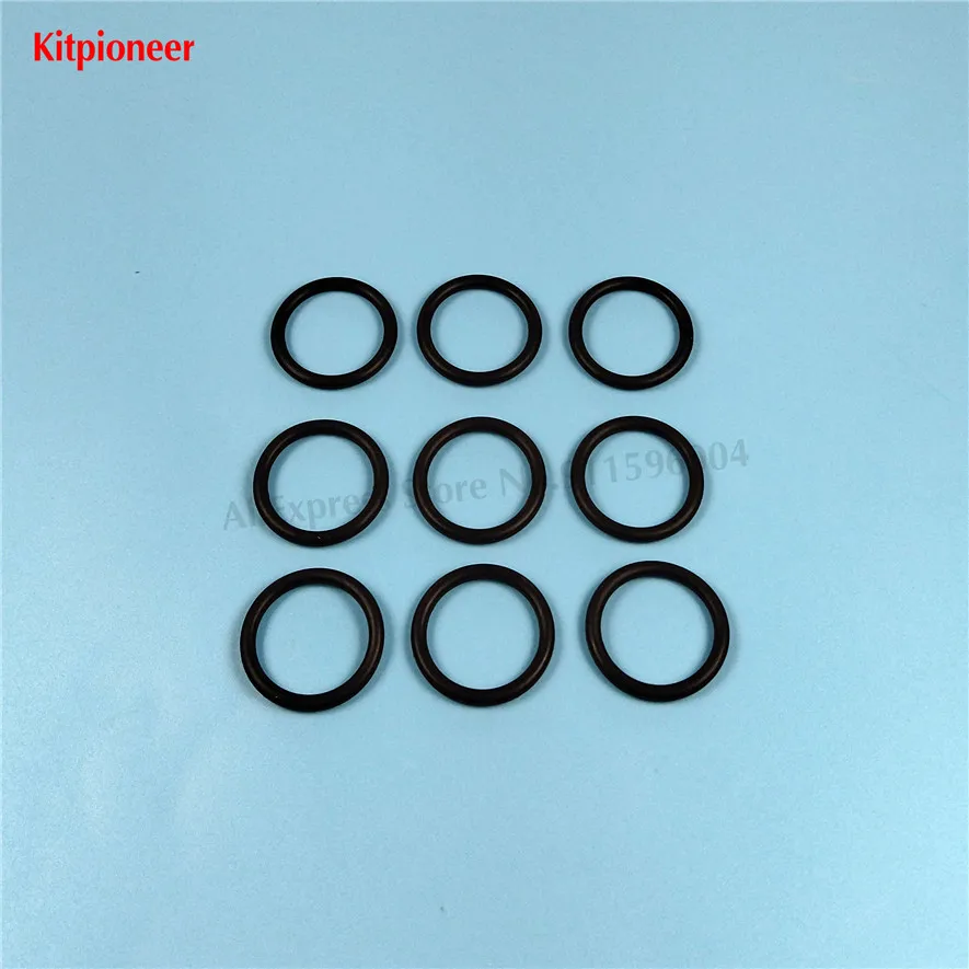 

9 Pieces Black O Seal Rings Ice Cream Machine Spare Parts Gaskets Accessories Small Sealing Rings Round Leather Ring Original