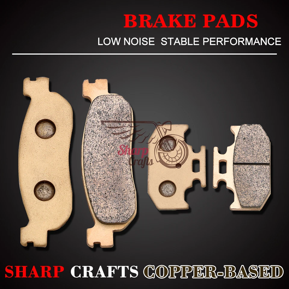 

Motorcycle Front Rear Brake Pads Set For Yamaha TW 125 TW200 TW/XT 225 XT225 XT250 TW 125 200 XT 250 Brake Pad Set Parts