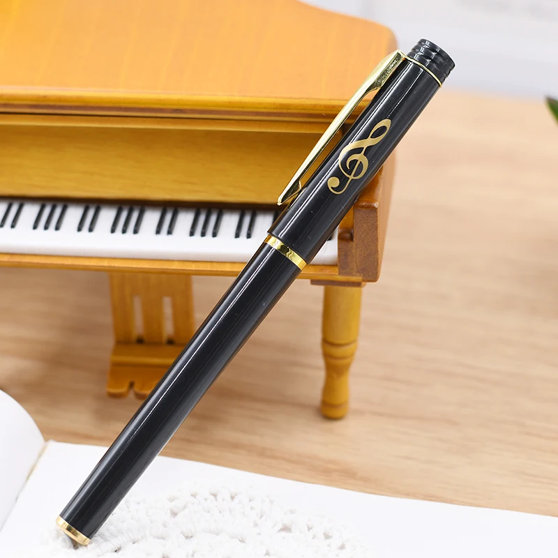 

Музыкальные канцелярские принадлежности, гелевые ручки, скрипичный ключ, письменные принадлежности, сменный блок, черная ручка для подписи, музыкальная ручка в деловом стиле, канцелярские принадлежности