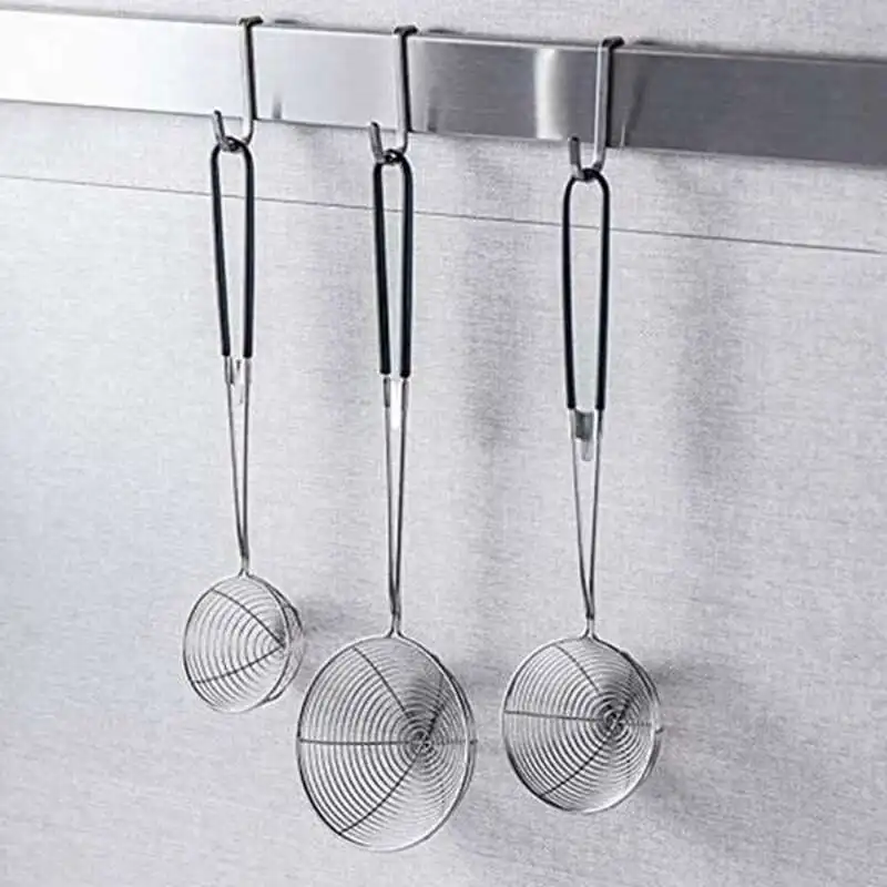 

Набор круглых горячих искусственных ложек из 3 предметов-азиатская ложка из нержавеющей стали Shabu-Shabu Spider, ложка-скиммер