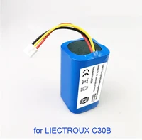 free shipping 2022 new original battery for liectroux c30b robot vacuum cleaner 14 4v 6800mah lithium cell 1pcpack