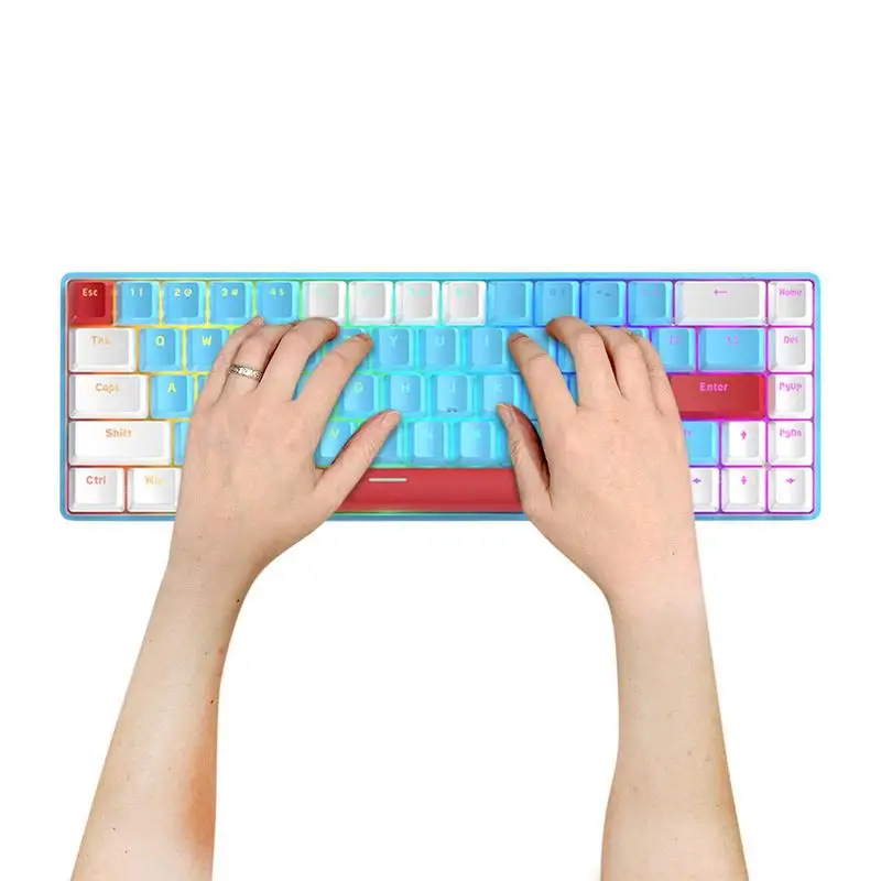 

Мини-Клавиатура проводная, 68 клавиш, Usb