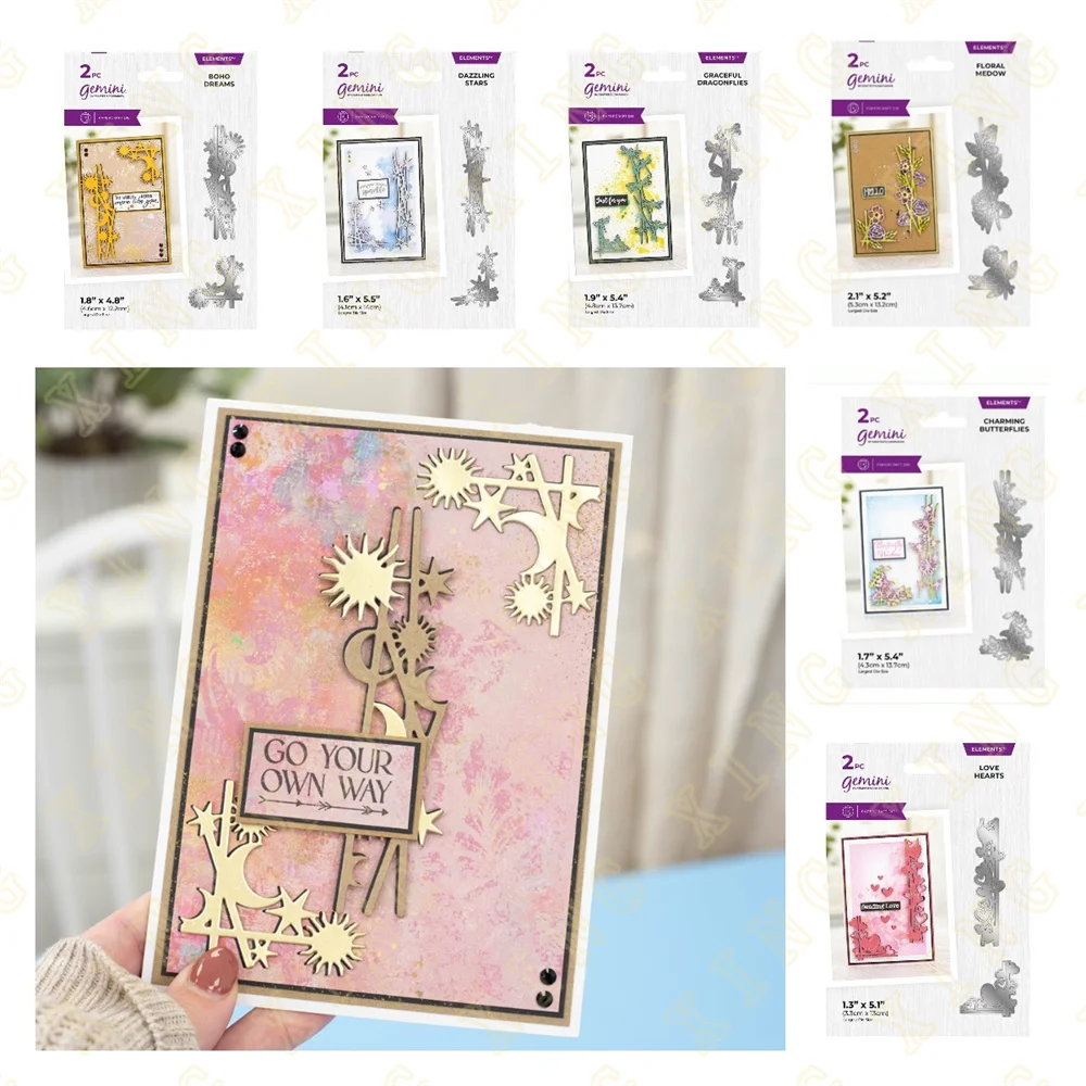 

New Product for 2023 Hot Dazzling Stars Metal Craft Cutting Dies DIY Scrapbook Paper Diary Decoration Card Handmade Embossing