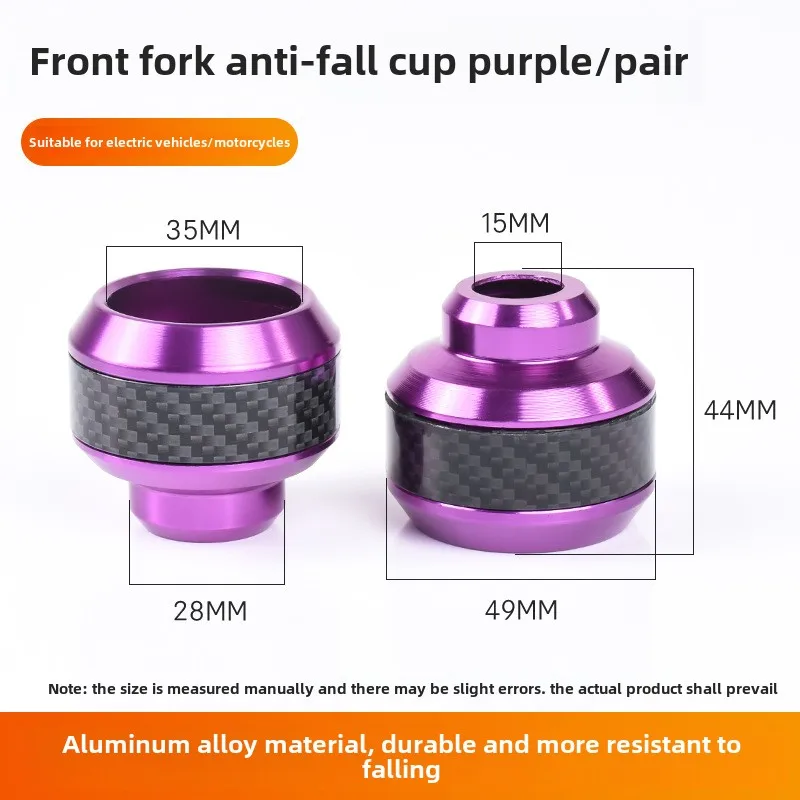 

2 шт. универсальная защита колес мотоцикла, защита от ударов, сплав для мотокросса, падающая передняя вилка, слайдер, амортизирующие чашки