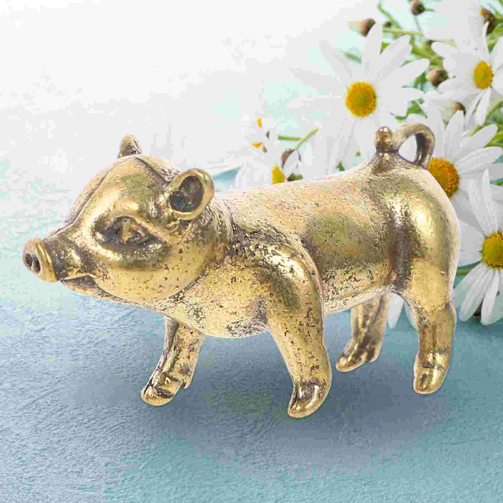 

2PCS Practical Durable Portable Brass Charm Key Chain Charm Charm for Hanging Decor