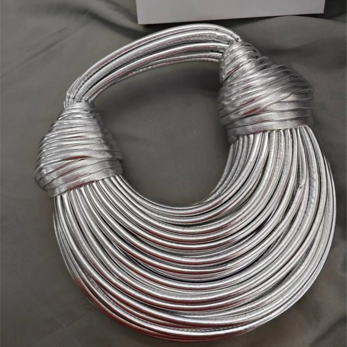 Женская тканая сумка ручной работы с узлом европейско-американские дизайнерские