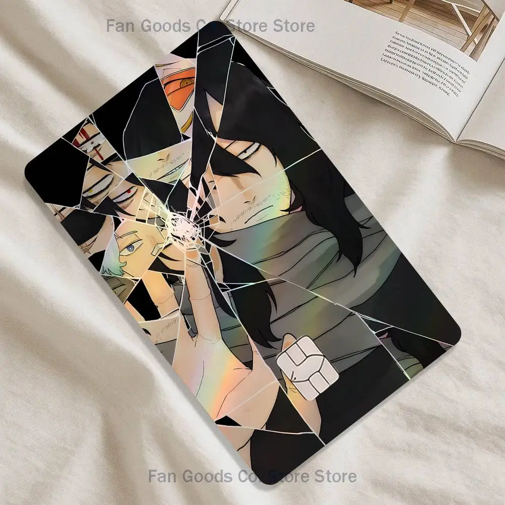 Наклейки MHA A-Aizawa Shouta My H-Hero Laser Shimmer для кредитных карт, банковских карт Visa, проездных на автобус и метро, подарок (art.: 3920db7e7d7df) - 3920db7e7d7df