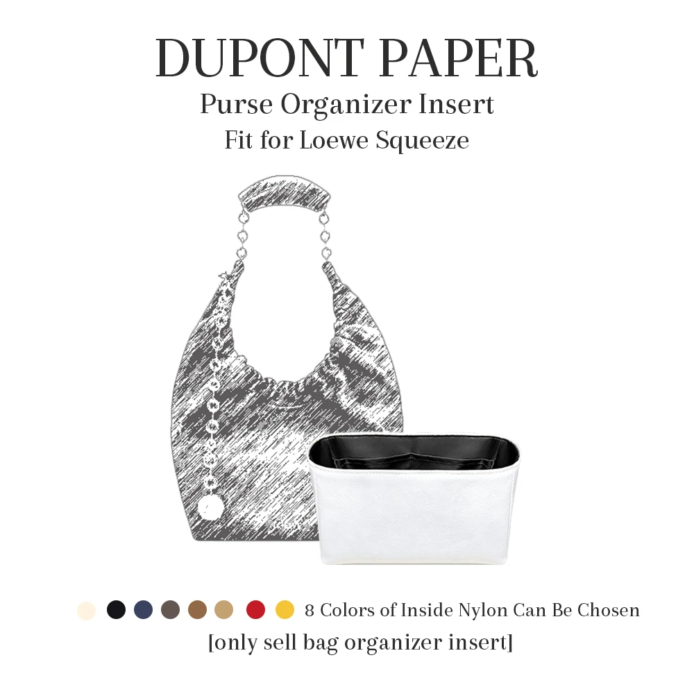 Вставка-органайзер для кошелька подходит Loewe Squeeze бумажная сумка макияжа Dupont