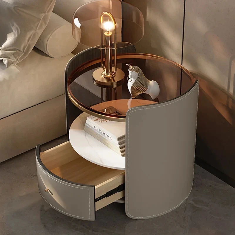 Милая ночная тумбочка для хранения Минималистичная современная спальня простой