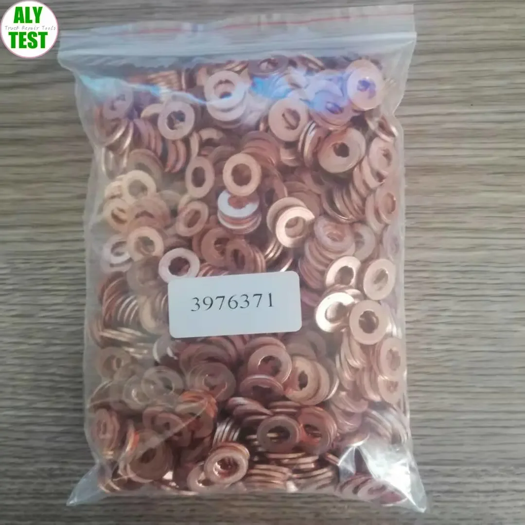 

ALYTEST 100 шт. медная шайба уплотнения форсунки F00VC17503, F00VC17504, F00VC17505, F00RJ01453 F00RJ01086