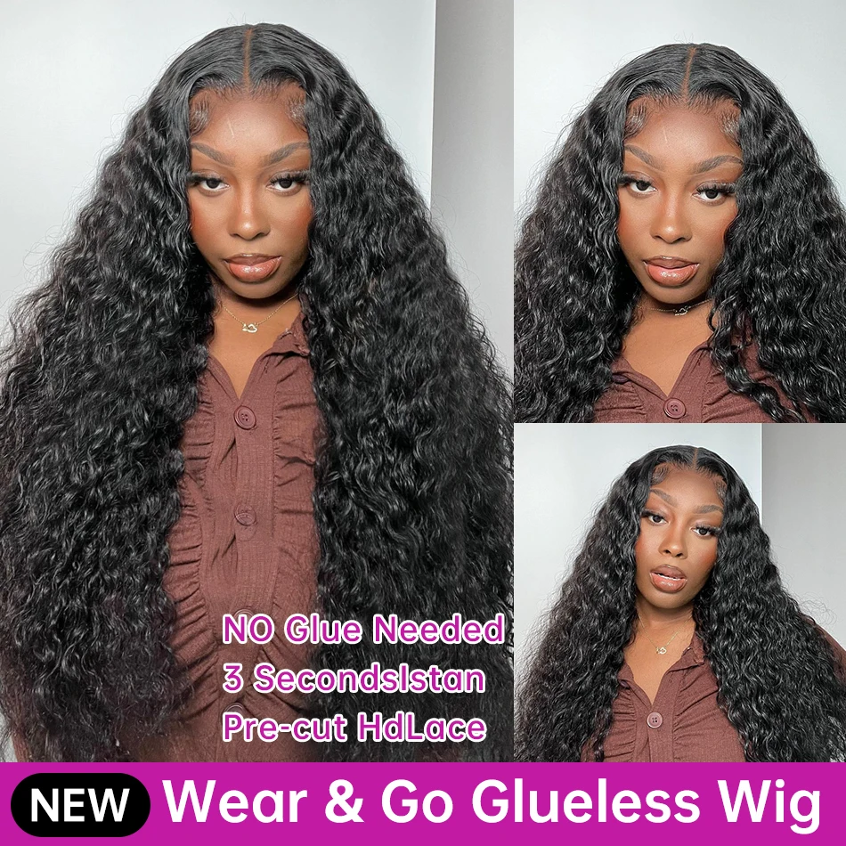 180% свободные глубокие волны 13x 6 передний парик на сетке бразильские волосы без