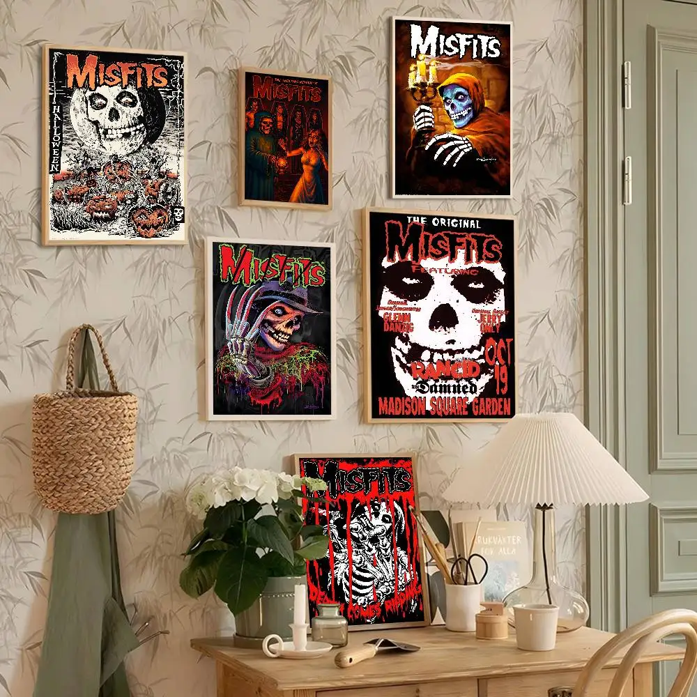 Классическая музыка панк-группы M-Misfits, винтажные постеры, декор для комнаты, домашнего бара, кафе, скандинавский декор для дома (art.: 3920da9eb6be8) - 3920da9eb6be8