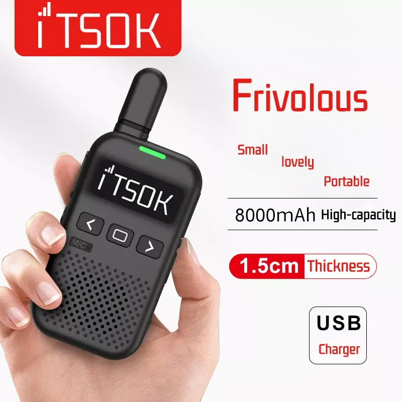 

NEW 2pcs Tablet Colorful Fuselage New Kids Mini Toy M1 1~5 Km UHF Kid Gift Two Way Radio Transceiver Walkie Talkie