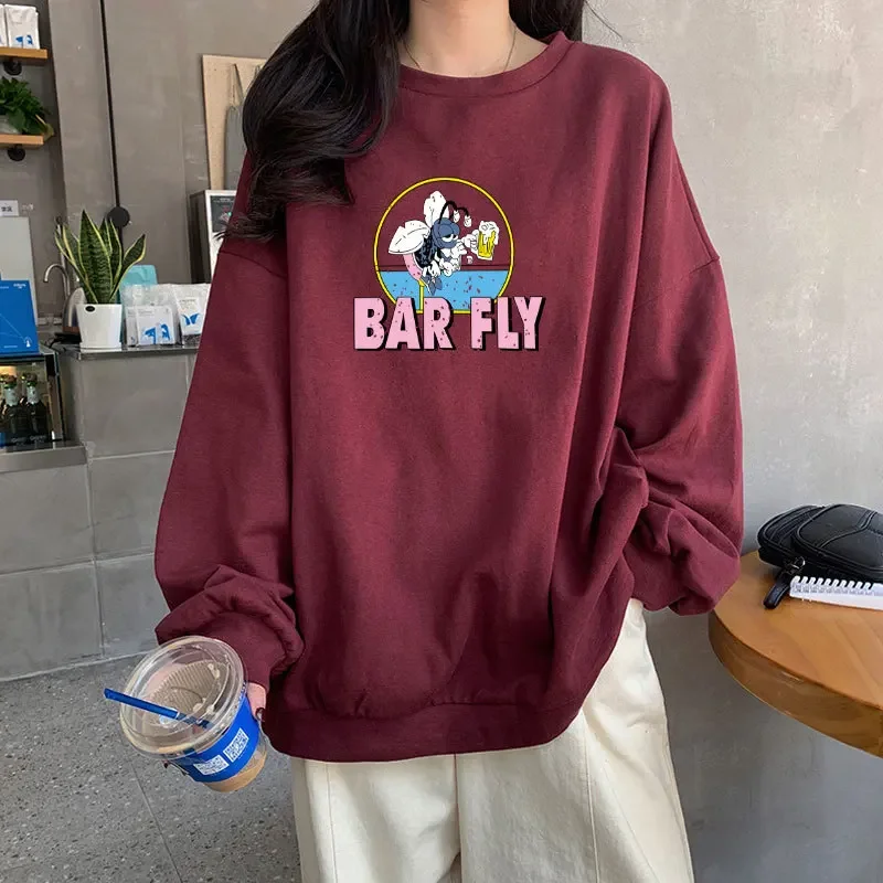 Рисунок 5 - Женский свитшот с мультяшным принтом в стиле Харадзюку