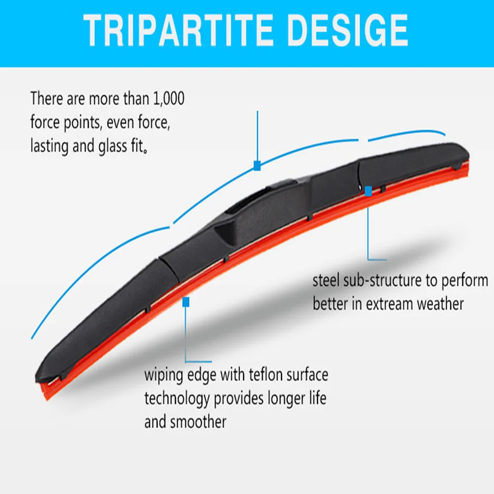 Стеклоочиститель для омывателя ветрового стекла автомобиля Hyundai accour 2000-2005 20 + 18