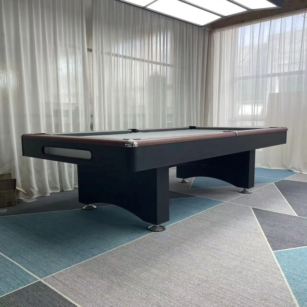 Фото Высококачественный бильярдный/снукерный стол Diamond Maxima 7 Maxima 8 от Star Billiards из массива дерева с черными плитами, распродажа №2