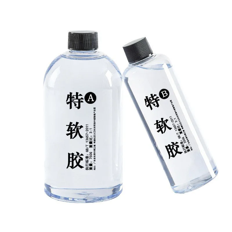 3:1 эпоксидная смола AB сверхмягкая клейкая самовспенивающаяся высокая прозрачность небольшой запах ультра прозрачные синие Кристальные капли «сделай сам» поделки ручные капли