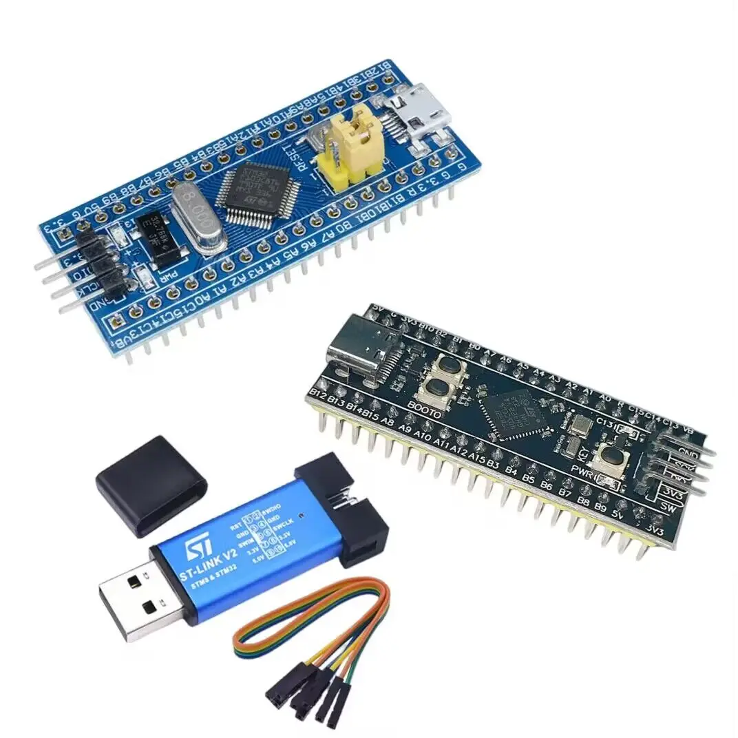 Минимальная плата разработчика системы STM32F103C8T6 CH32F103C8T6 ARM STM32, программатор загрузки STM32F401 STM32F411 + ST-LINK V2
