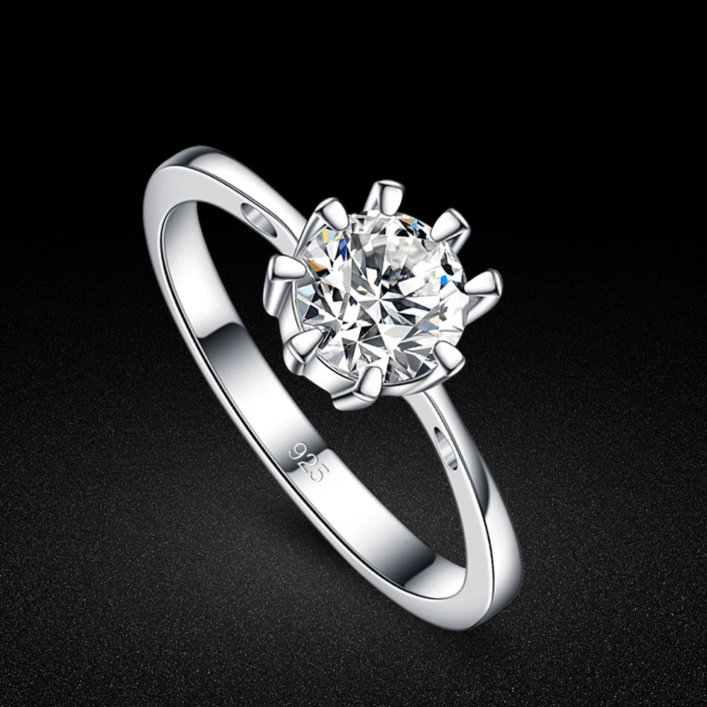

Тиара корона принцессы Сверкающее Сердце Любви из стерлингового серебра 925 пробы CZ кольца для благородных женщин ювелирные изделия для помолвки Подарок на годовщину