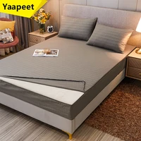 mattress cover six sided with zipper fitted sheet dust cover queenking twinfull customizable bed sheet