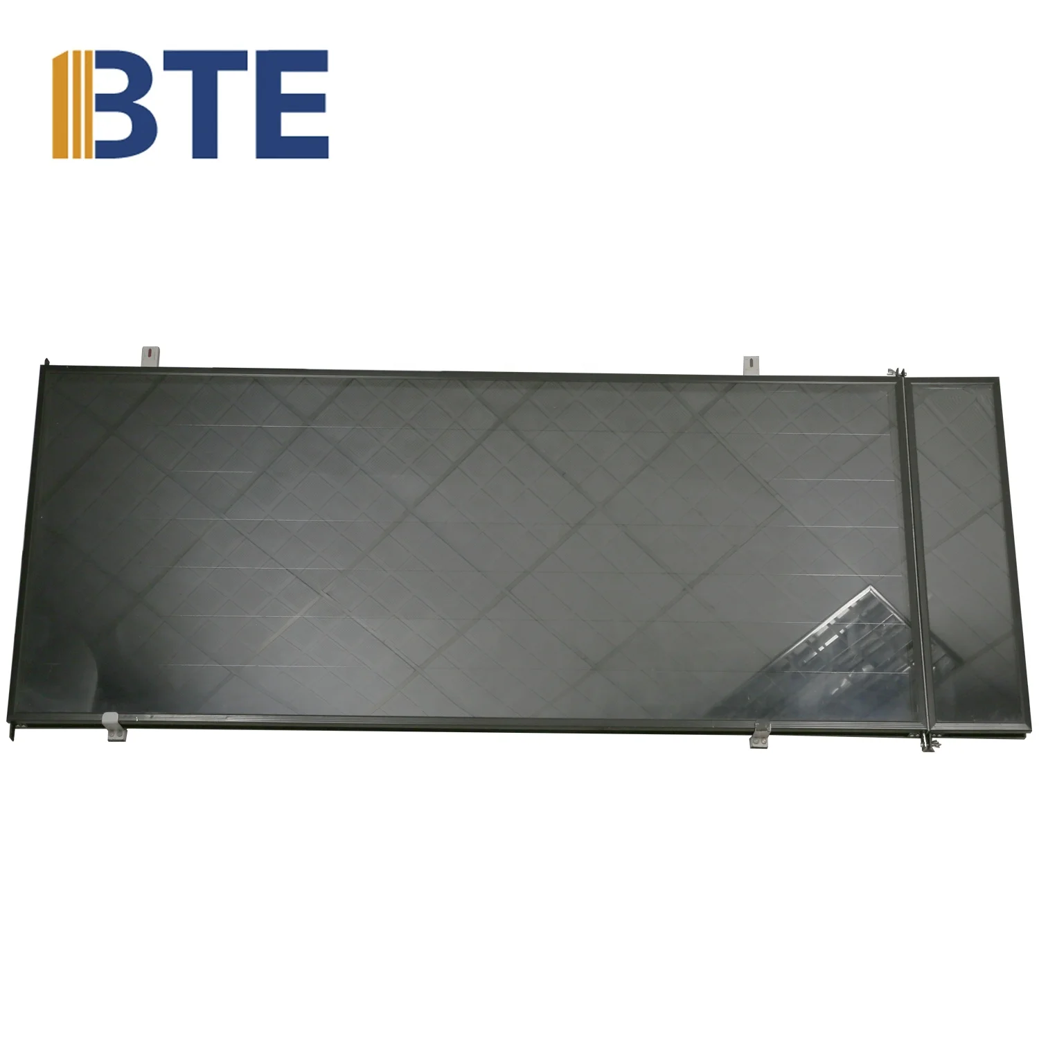 

Solar Thermal Flat Plate Black Coating heater solar panel air heating collector for family project