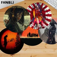 cool new japan samurai gamer speed mice retail small rubber mousepad gaming mousepad rug for pc laptop notebook