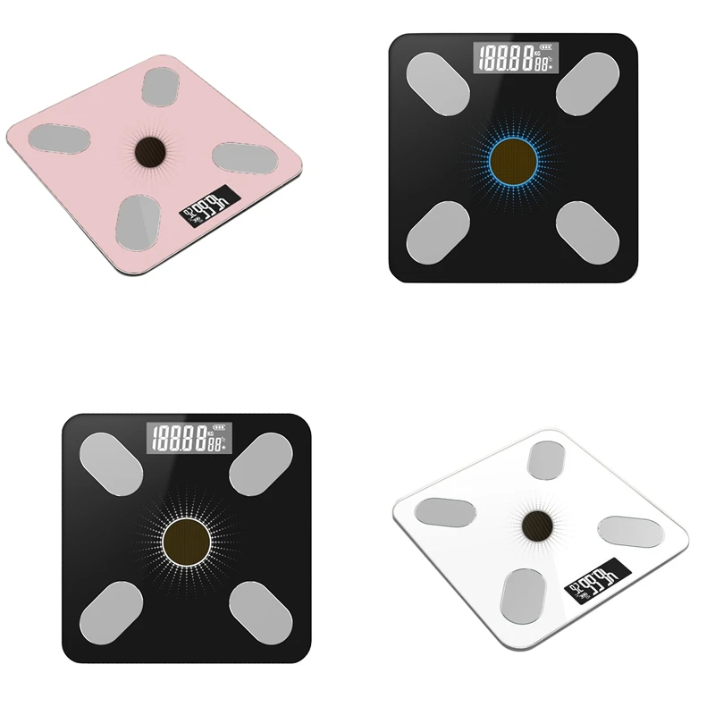 

Bath Scale Digital Body Weight LCD Energy Storage Charging Scale Smart