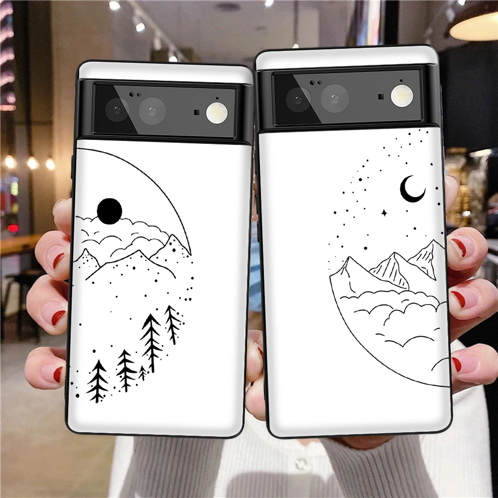 

Чехол для телефона для пары Вселенная для Google Pixel 6 Pro 5 5a 4 3 3a 2 XL