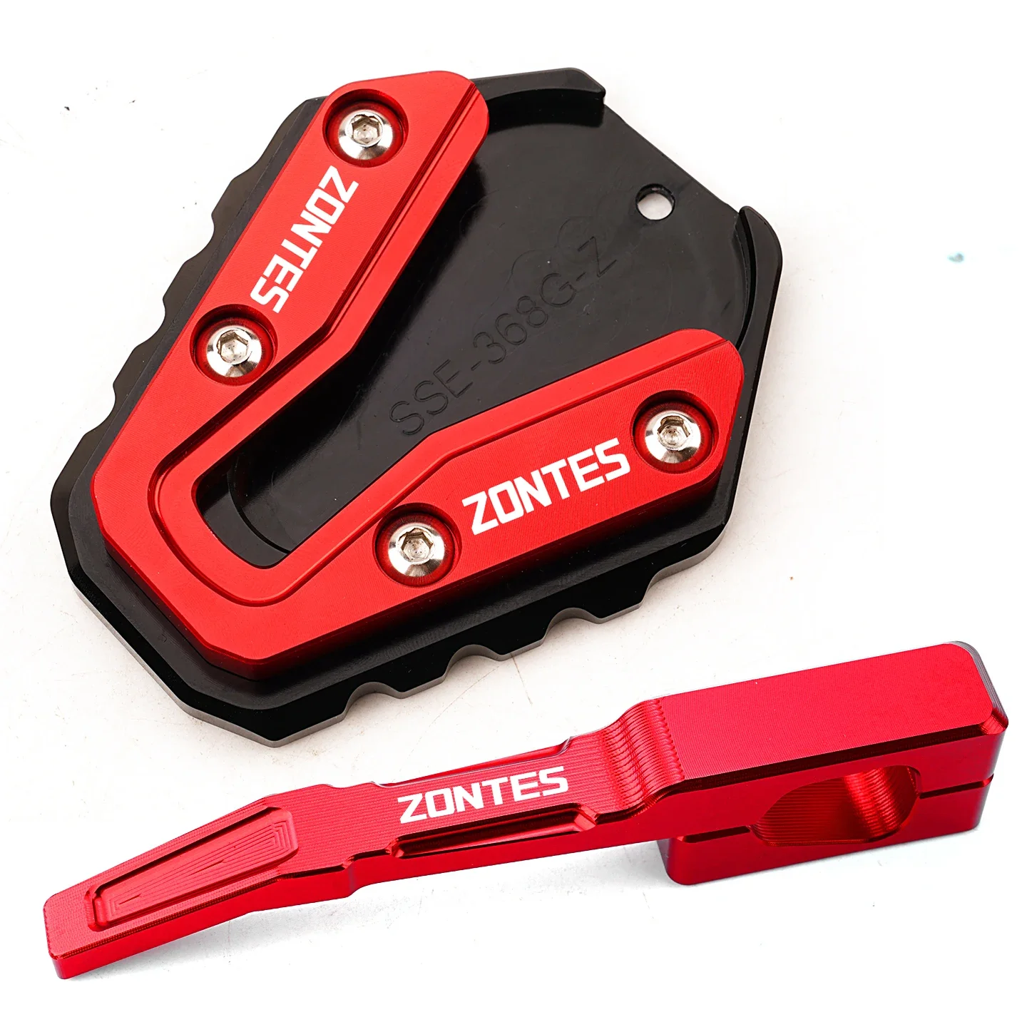 

Для ZONTES 368G 368E 368K 368 G K E 2024 2025 2026, удлинитель боковой подставки для мотоцикла, удлинитель подставки 368G, аксессуары