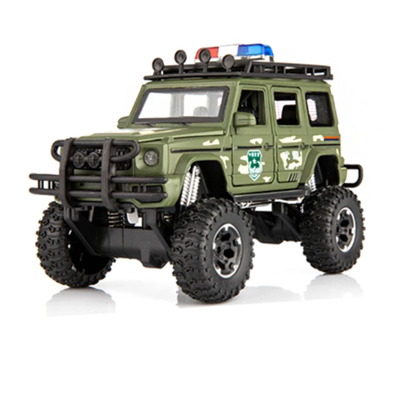 

1:32 Benz G500 Alloy Pickup Model Diecast Toy Police Off-road Vehicles Car Model Collection Childrens Toy Gift A63