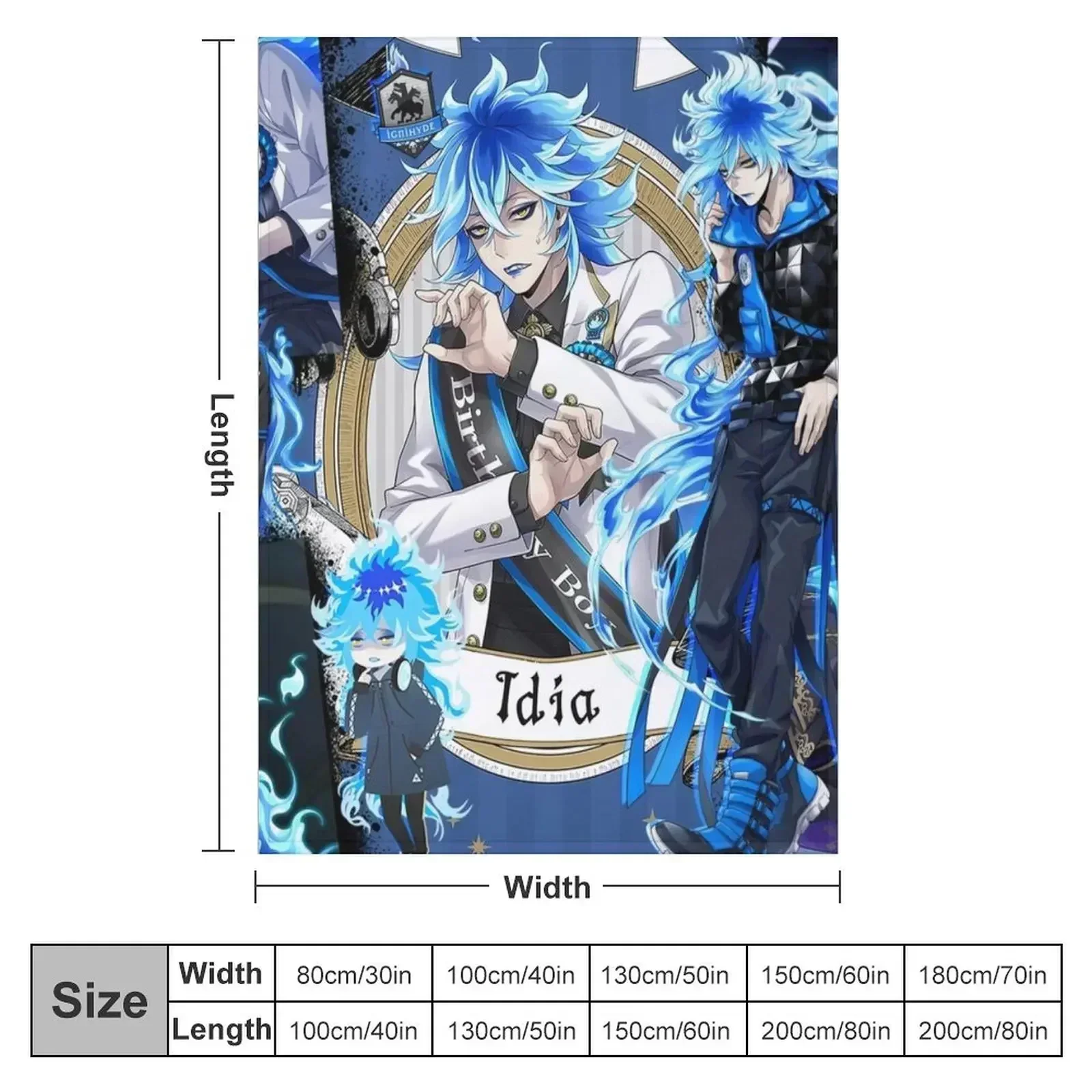 Одеяло Idia Shroud Collage Пляжное роскошное брендовое одеяло из фланелевой ткани