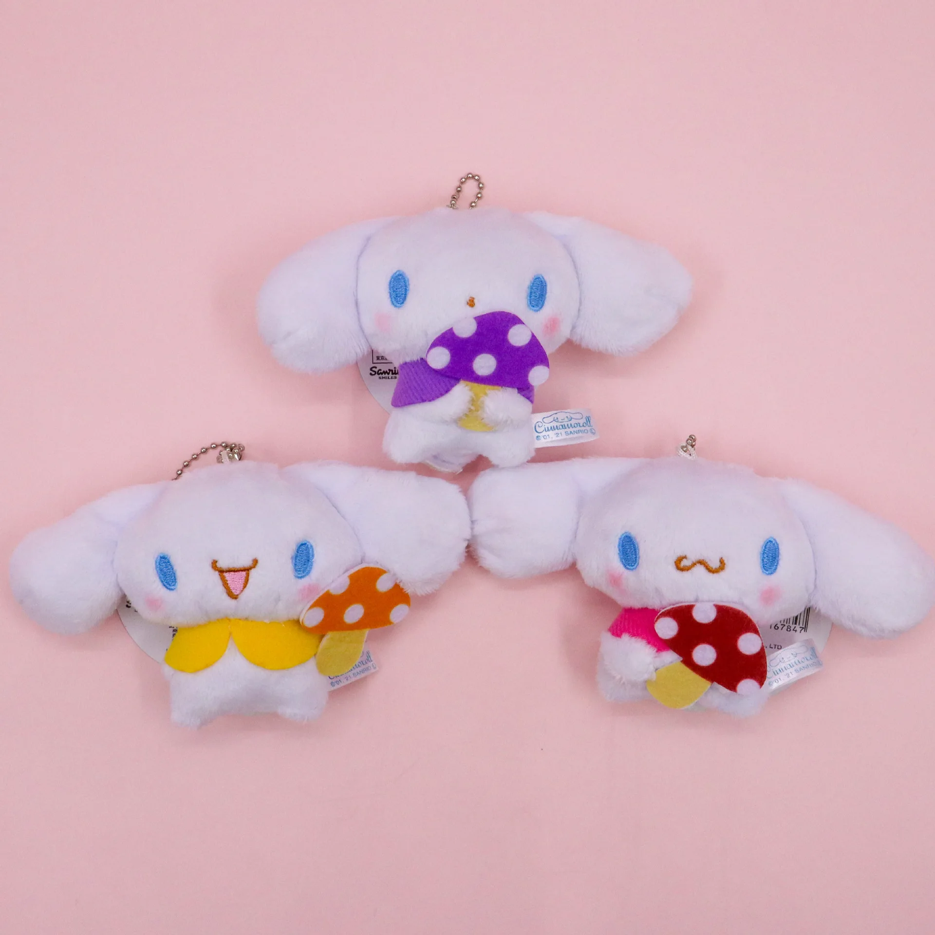 

8 см Sanrio мультяшное изображение Cinnamoroll Hello Kitty милые плюшевые игрушки Kawaii сумка украшение кулон брелок подарок для детей