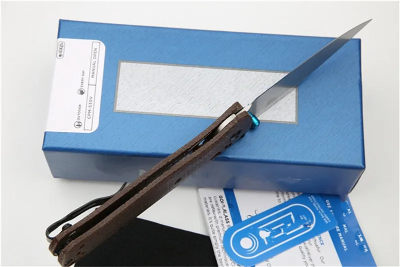 Складной карманный нож для повседневного использования с рукояткой из