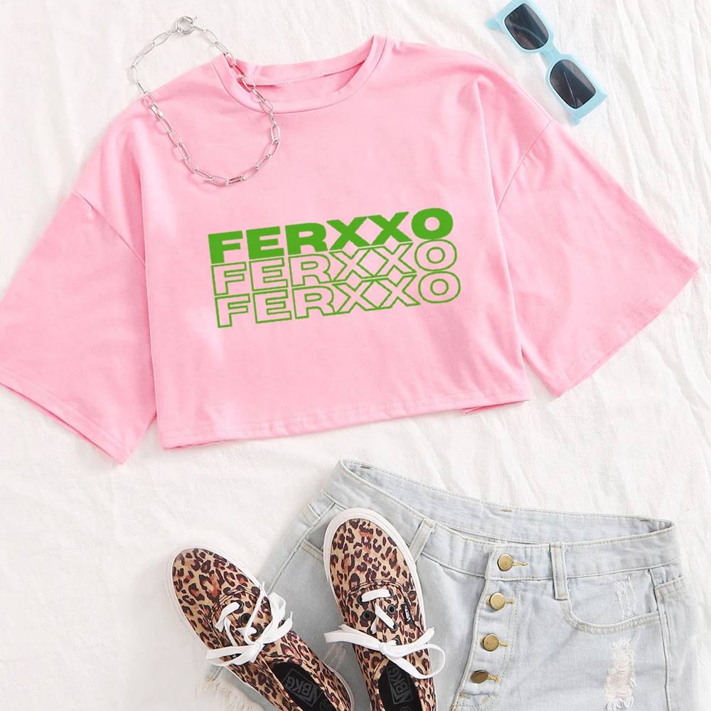 Рубашка Feid Ferxxo Calipsis Tour 2024 топы с круглым вырезом и короткими рукавами