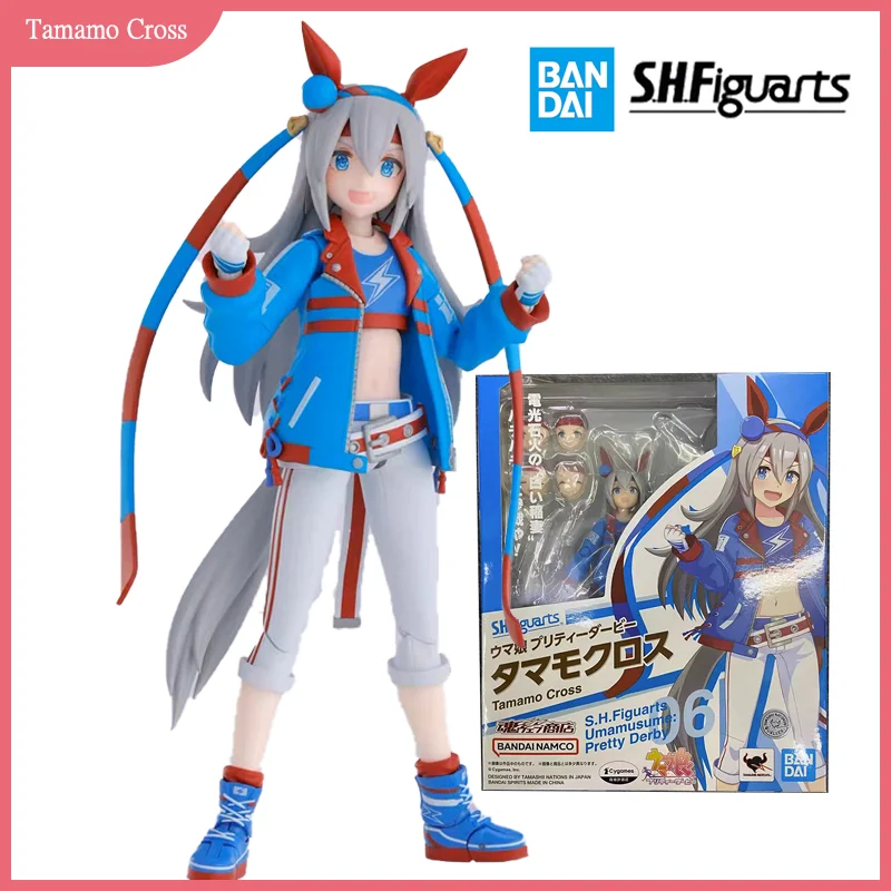 

Фигурка из аниме S.h. Фигурка Shf Pretty Derby tammo Cross, фигурка из ПВХ, набор готовых моделей, украшение для рабочего стола, Подарочные игрушки