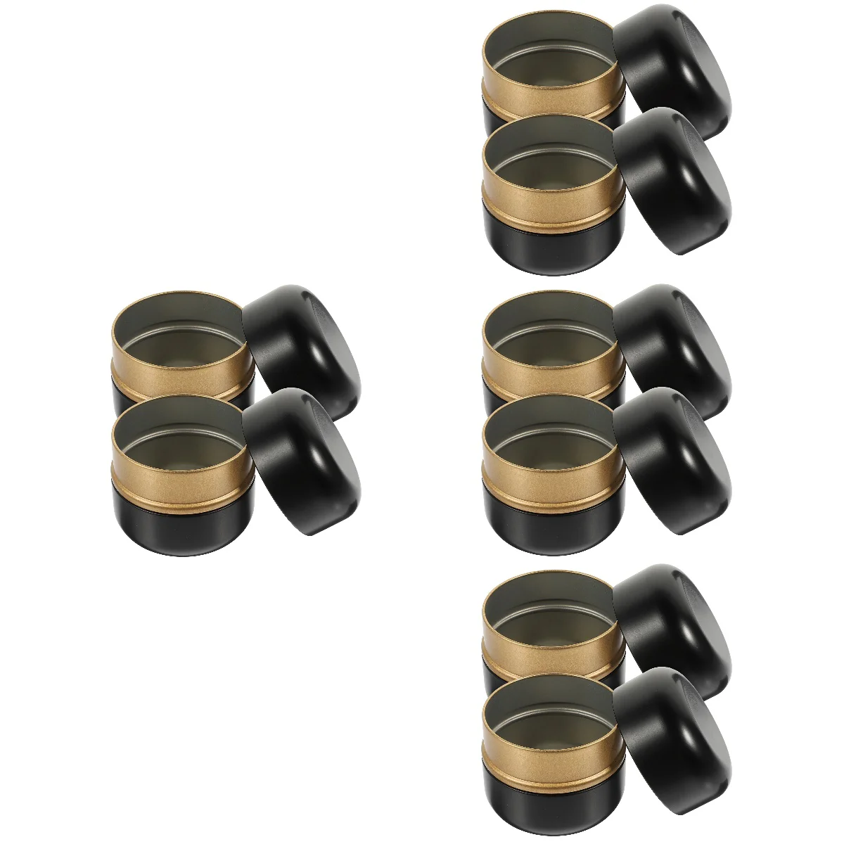 

8 Tinplate Sealed Jar Creative Sealed Bottle Decorative Tea Container Sealed Jar for Storage