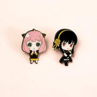 spy%c3%97family anime loid forger assassin badge enamel pins cosplay brooch badge costumes anya forger brooches props accessories