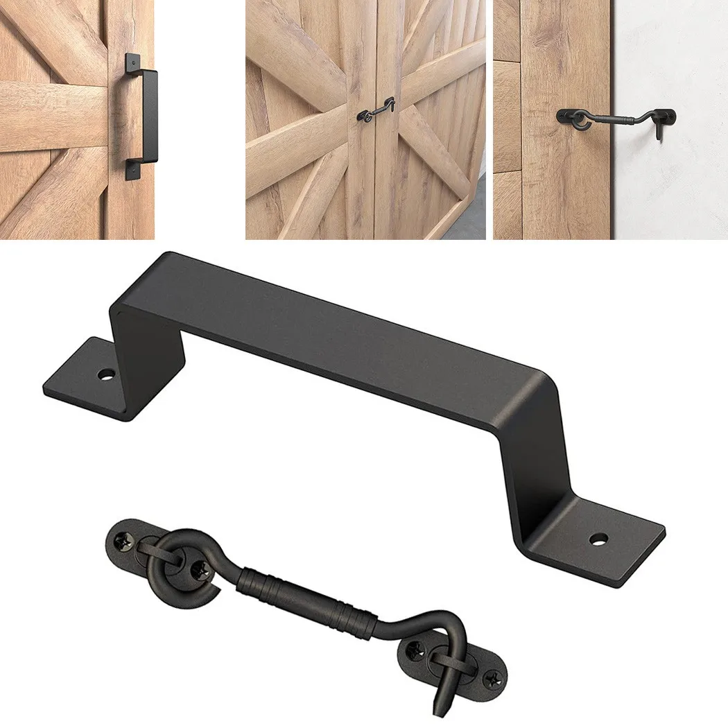 

Ручка для раздвижной двери сарая, сверхмощная садовая дверь, гаражная защелка, товары для домашнего ремонта, ручки для раздвижных дверей, за...