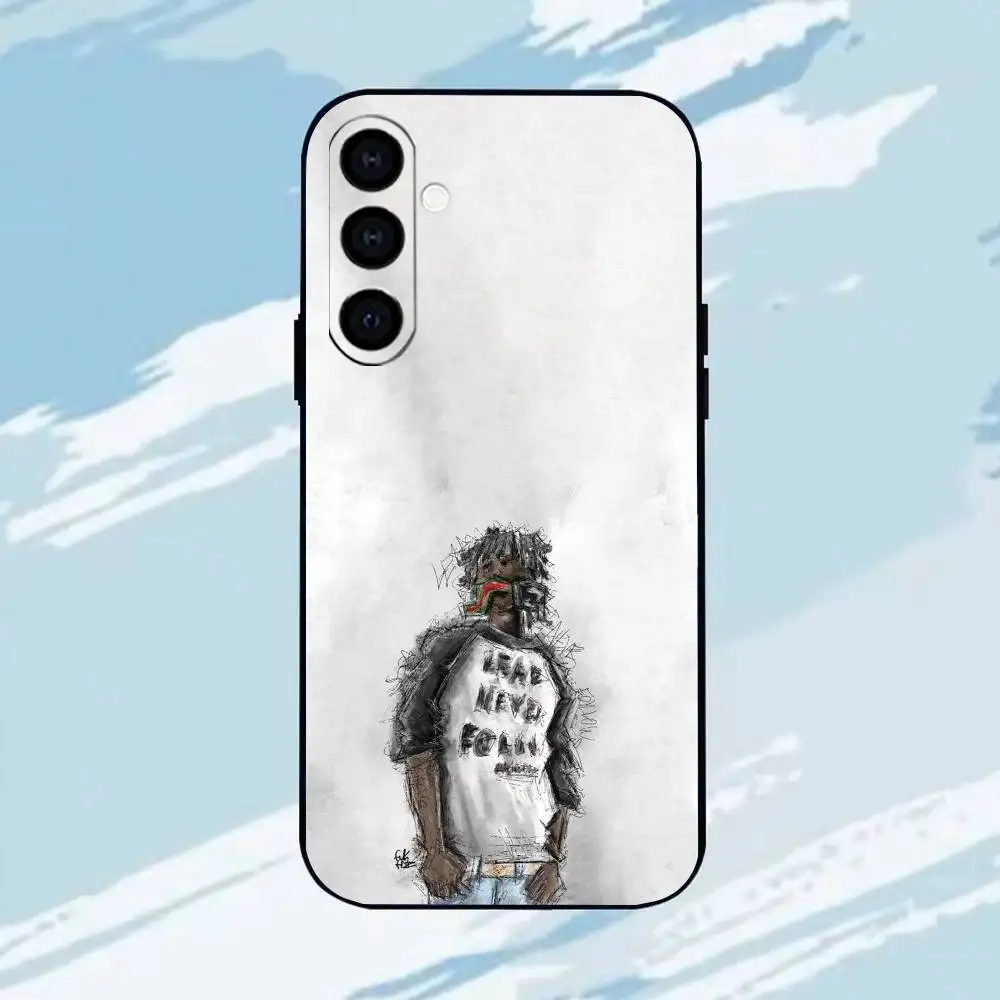 Фото Чехол для телефона Rapper C-Chief Keef, черный, силиконовый, мягкий, для Samsung Galaxy A73, A72, A71, A70, A53, A52, A51 №5