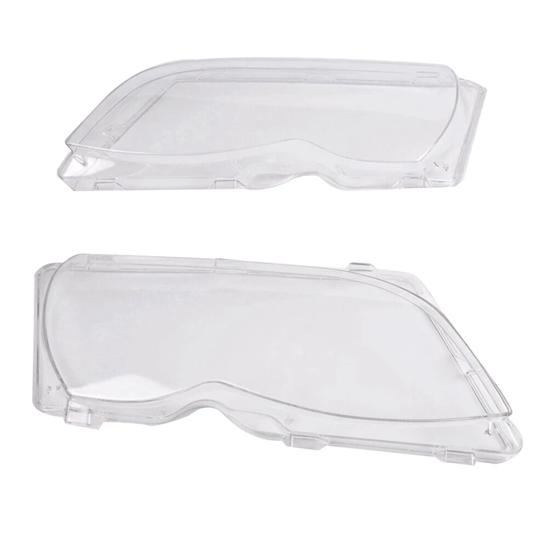 

L & R для BMW E46 3-Series 4-Door 320I 325I 330I 2002-2005 Автомобильная передсветильник РА крышка объектива лампа затеняющая линза Светильник РА крышка