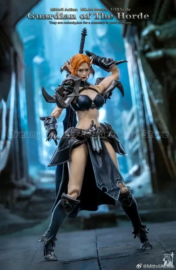 Фото 【В наличии】Оригинальная фигурка Mithril Action Guardian of The Horde 04 MORNA 1/10, коллекция игрушечных моделей №4