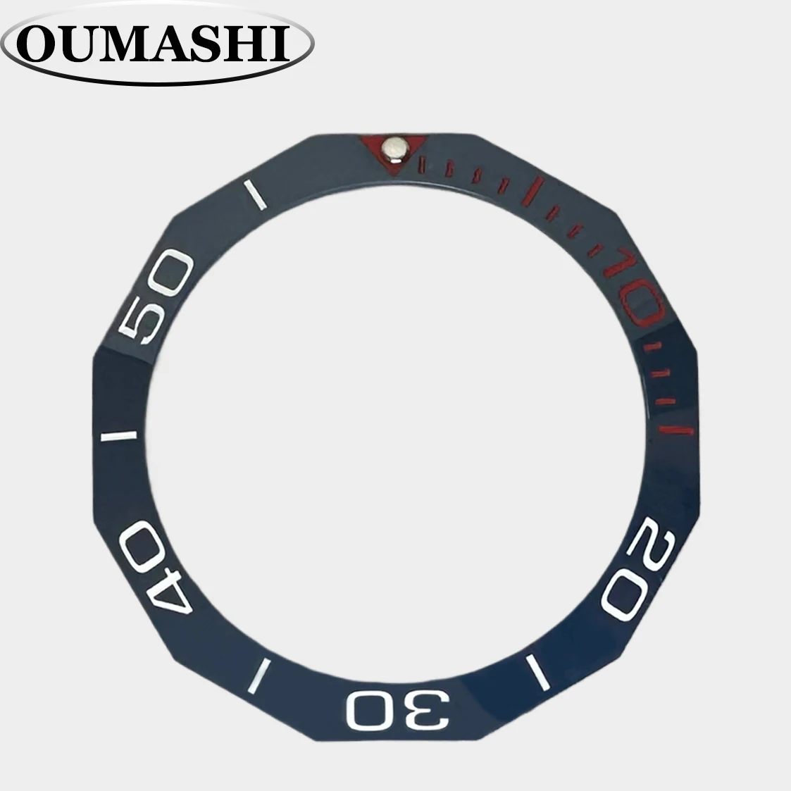 Ободок для часов 42 3 мм * 33 ободок с наклонным зеленым светом и необычным ободом