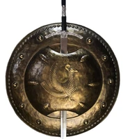 european style roman wall mounted shield decorations samurai armor iron crafts hotel and television photography props decoration