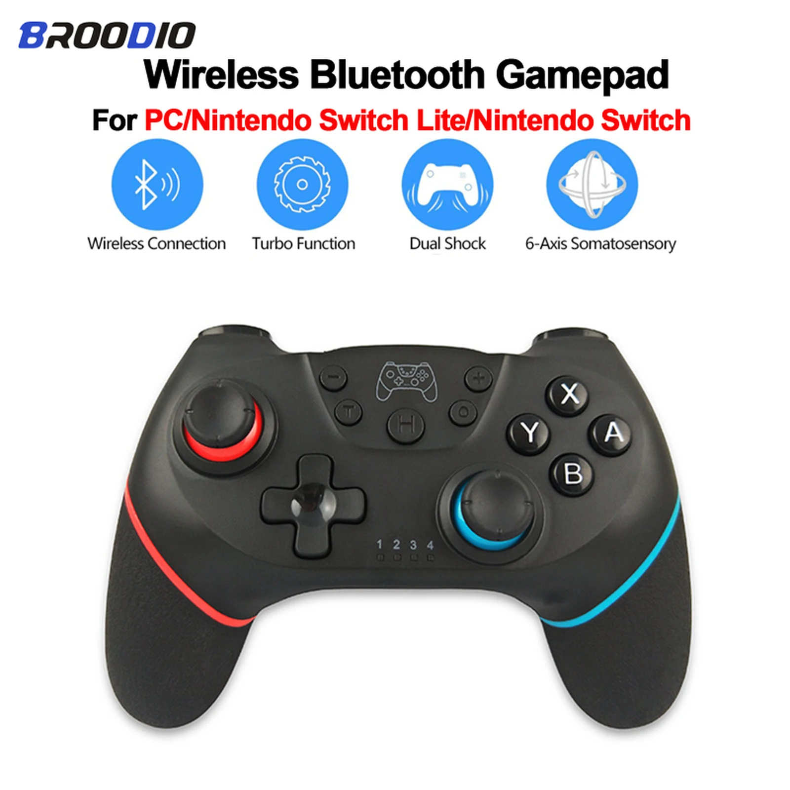 

Wireless Bluetooth Gamepad Compatible NS-Switch Pro Nintendo Switch Console Video Games Joystick PC Wireless Controller Gamepads