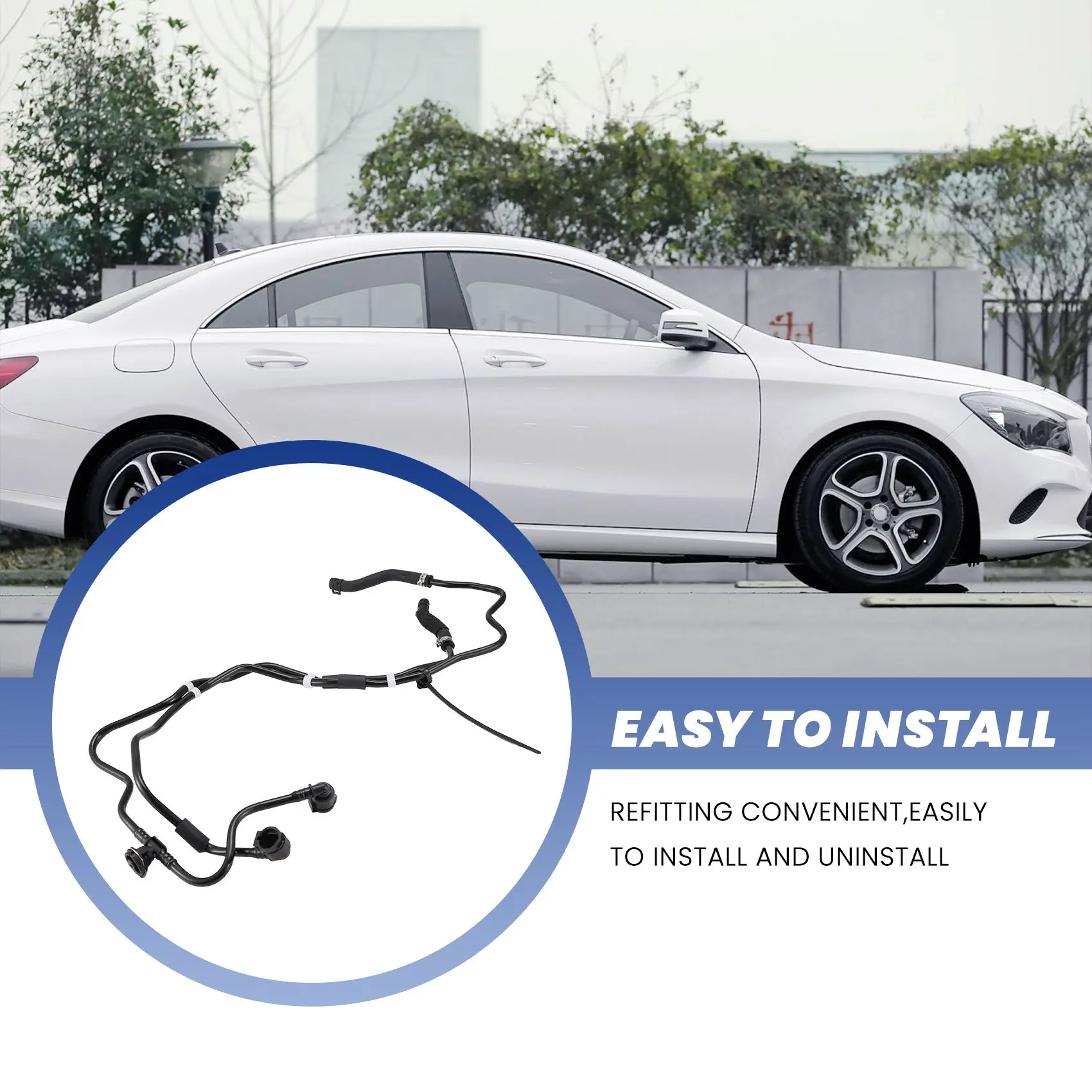 Выхлопная труба C-класса Вспомогательная бутылка для воды Водопровод A 2055016600 Для