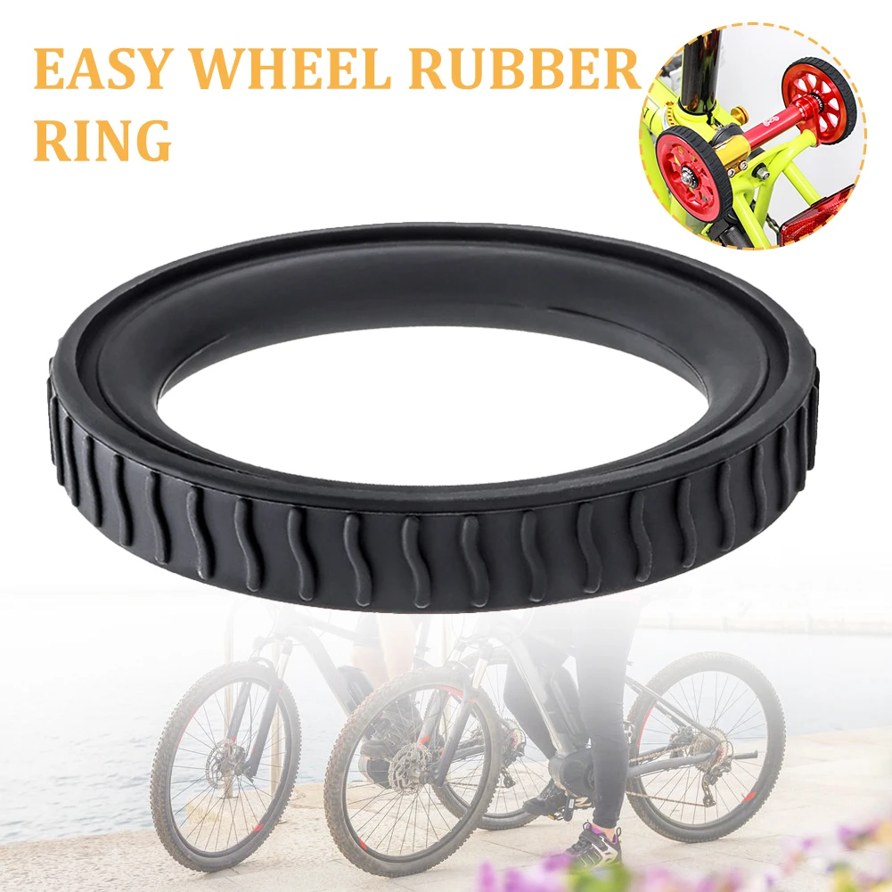 

For Brompton Folding Bicycle Anti-Slip Shock Absorbing Easy Wheel Repair Parts Bicycle Accessories Bicycle Easy Wheel RubberRing