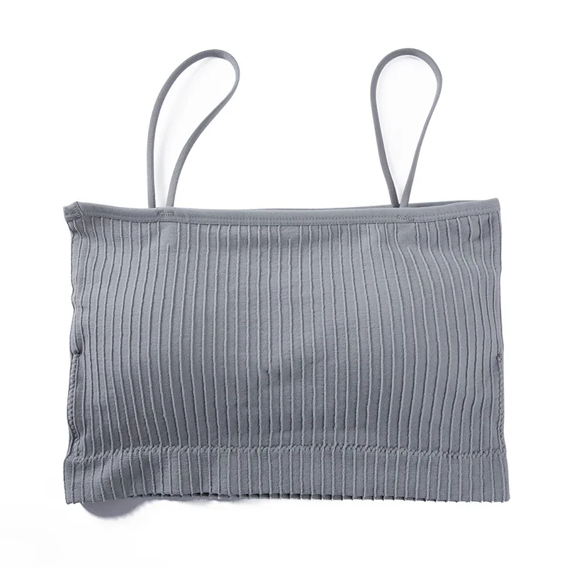 

Girl Bras Strapless Cotton Teens Vest Teenage Sport Puberty Underwear Crop Girls Bra Training Top for 12-18 Years Old Top