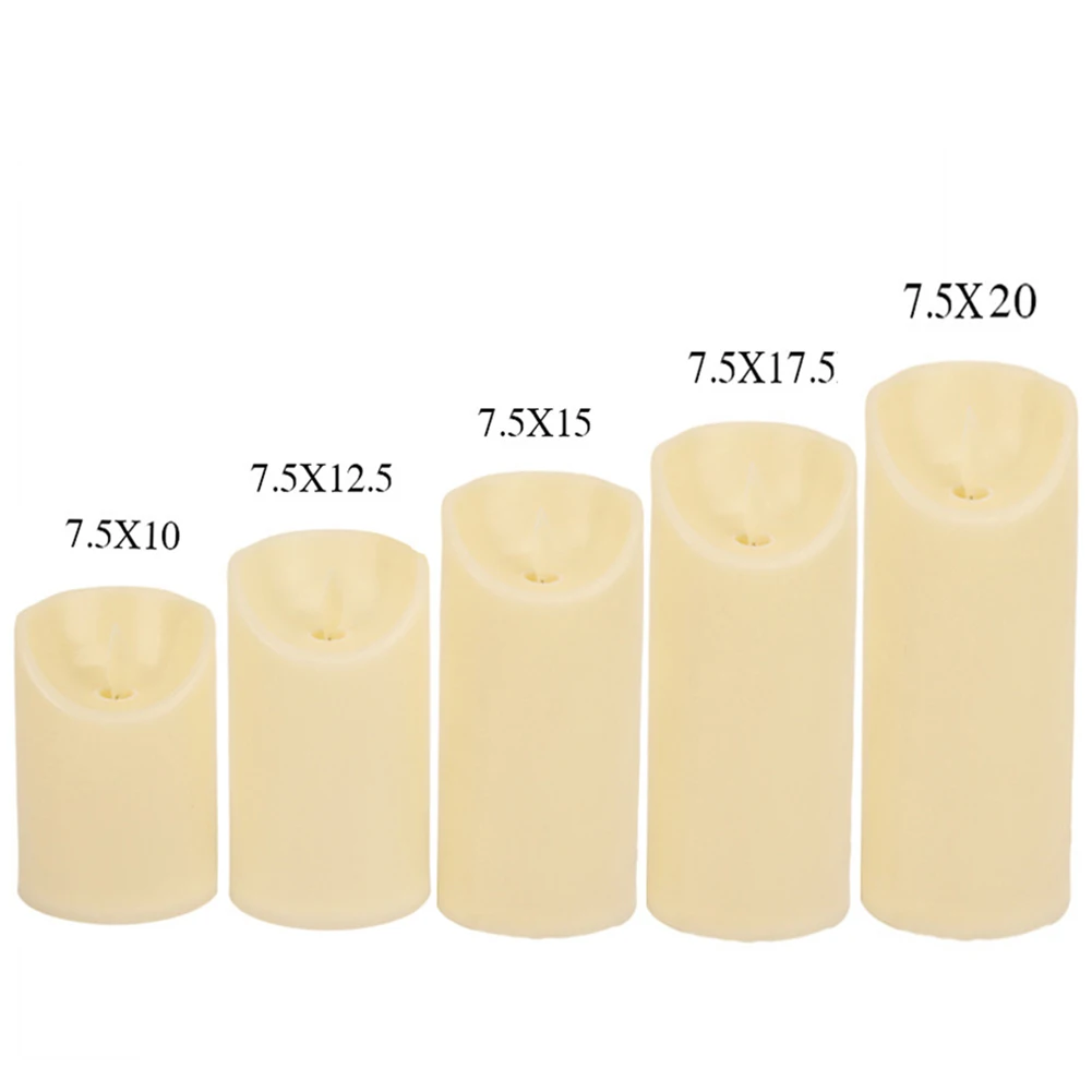 Светодиодный светильник для свечей беспламенная свеча чайный батарея питания